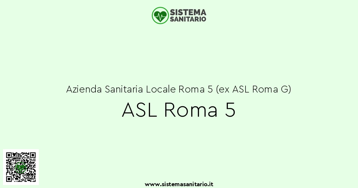 ASL Roma 5 SistemaSanitario It