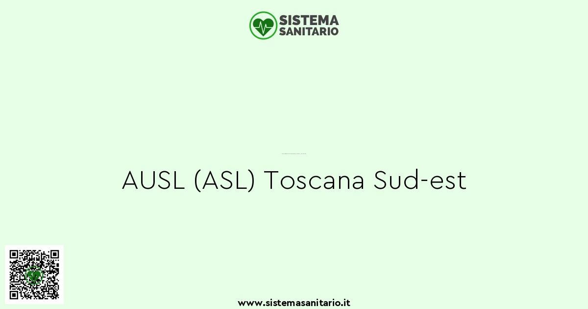 Ausl Asl Toscana Sud Est Sistemasanitario It