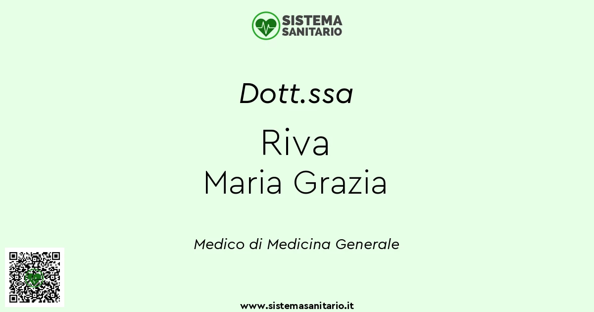 Dott Ssa Riva Maria Grazia Medico Di Base SistemaSanitario It